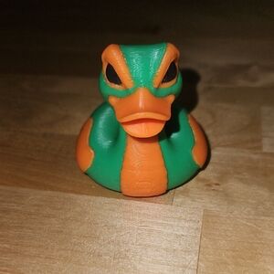 3D Printed Snake Duck Figurine Nwot